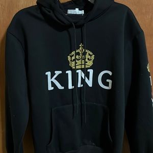 Mens king hoodie